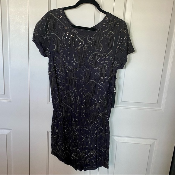 MLV Collections Beaded Romper - Picture 1 of 5